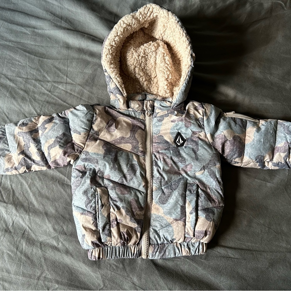 Volcom Multicolor Fleece-Lined Jacket